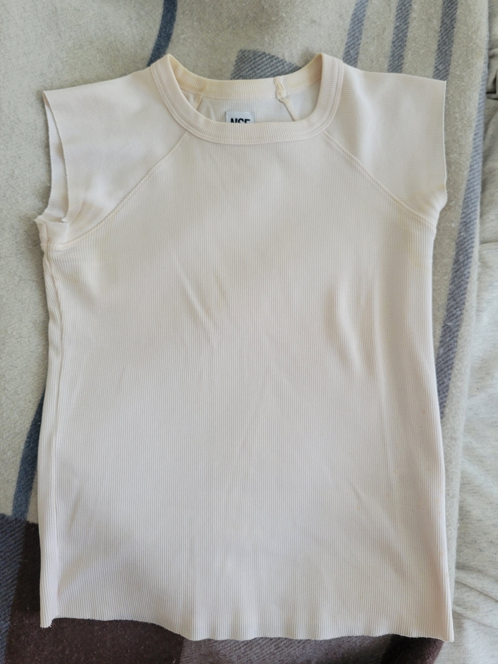 NSF Ribbed Cap Sleeve Tee